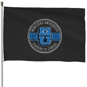 Discover Disney And Pixars Monsters University Scaring Is Caring House Flags