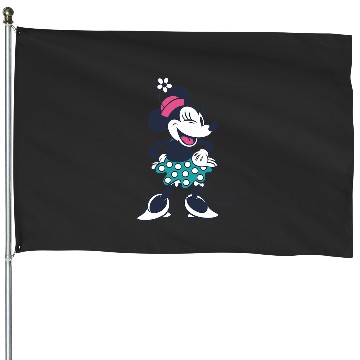 Discover Amazon Essentials Disney Standing and Winking Retro Minnie House Flags