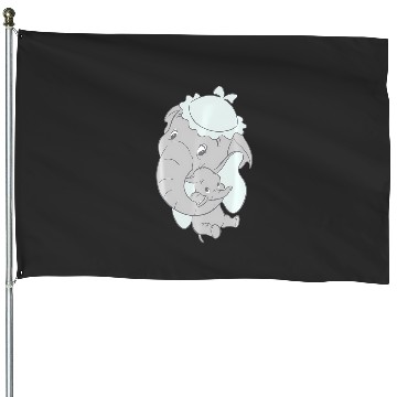 Discover Disney Classic Dumbo Mrs. Jumbo Mothers Day House Flags