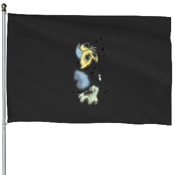 Discover Disneys peter pan tinkerbell airbrush style sketch House Flags