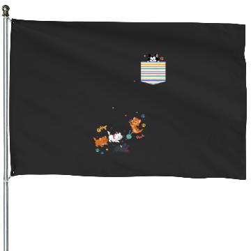 Discover Disney The Aristocats Movie Kittens Pocket House Flags