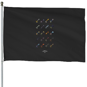Discover Disneys Kingdom Hearts Keyblades with Names House Flags