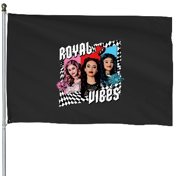 Discover Disney Descendants 4 The Rise of Red Trio Royal Vibes House Flags
