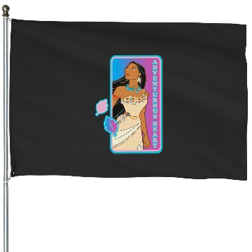 Discover Disney Princess Pocahontas Adventurous Heart House Flags