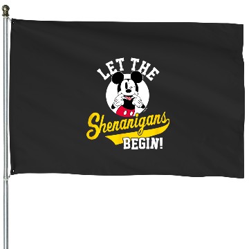 Discover Disney  Mickey Let The Shenanigans Begin House Flags