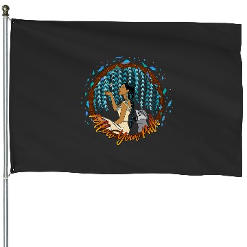 Discover Disney Pocahontas Follow Your Path Circle Text House Flags