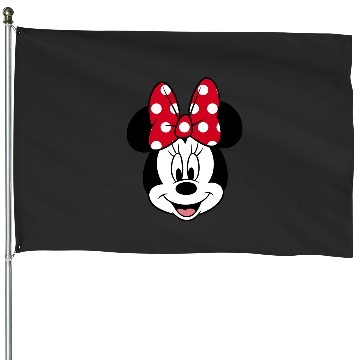 Discover Disney Minnie Mouse Pretty Face Classic Logo House Flags