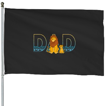 Discover Disney The Lion King Simba And Mufasa Dad House Flags