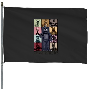Discover Five Nights At Freddys Eras Tour House Flags