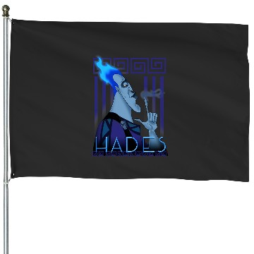 Discover Disney Hercules Hades Geometric Portrait Graphic House Flags