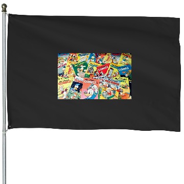 Discover Disney Comics TShirt House Flags