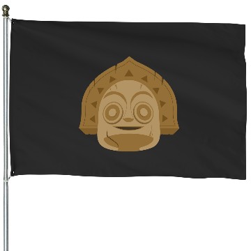Discover Disneys Polynesian Resort Tiki Man TShirt House Flags