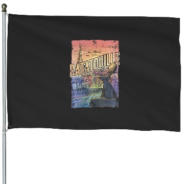 Discover Disney Pixar Ratatouille Remy City View Poster House Flags