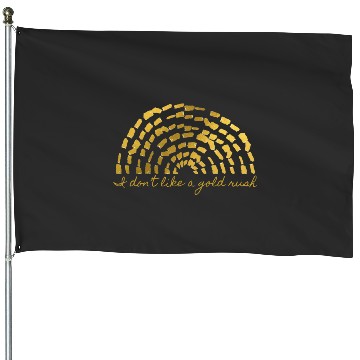 Discover gold rush evermore tayl0r swift House Flags
