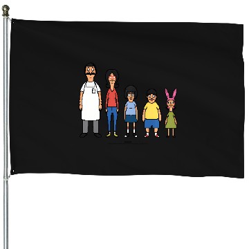 Discover Bob'S Burgers 8 Bit House Flags