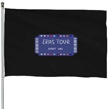Discover Eras tour blue House Flags