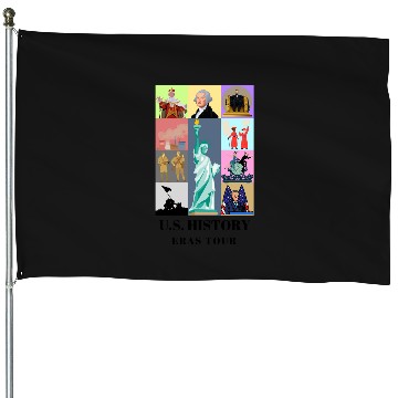 Discover US History Eras Tour House Flags