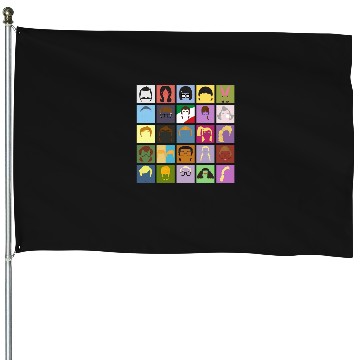 Discover Bobs Burgers Characters House Flags