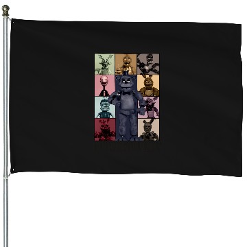Discover Five Nights At Freddys Eras Tour T-Shirt House Flags