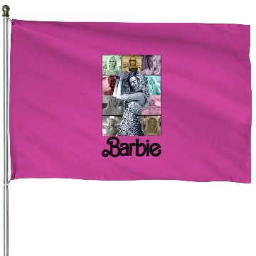 Discover Vintage Barbie Eras Tour House Flags, Barbie Movie 2023 House Flags,Barbie Doll Eras Tour House Flags