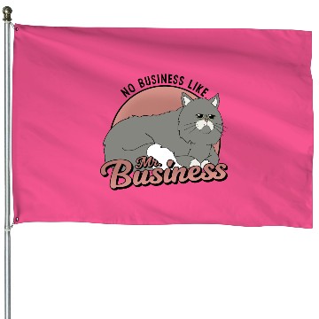 Discover bobs burgers no business like mr business House Flags
