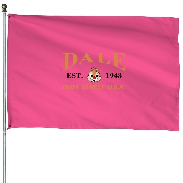 Discover Disney Dale Embroidered House Flags