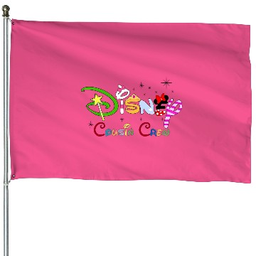 Discover Disney Cousin Crew House Flags, Disney Cousin House Flags