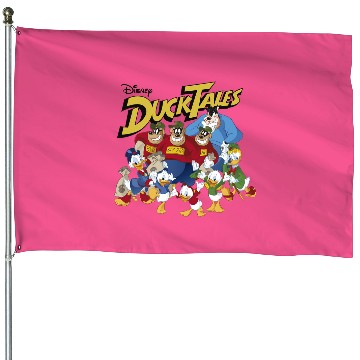 Discover Disney DuckTales Characters Classic Group House Flags