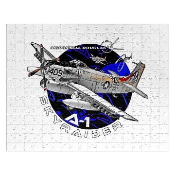 Discover Douglas A-1 Skyraider Attack Aircraft Jigsaw Puzzles
