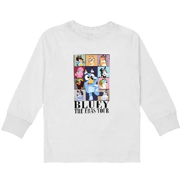 Discover BlueyDad Eras Tour classique Kids Long Sleeve T-Shirts