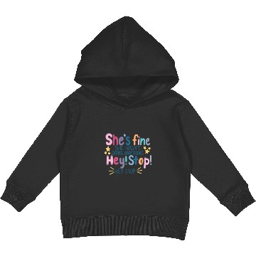 Discover She’s Fine TaylorSwift Bad Blood Eras Tour Kids Pullover Hoodies