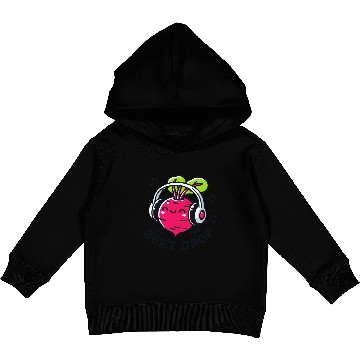Discover Let The Beet Drop Music Pun Kids Pullover Hoodies