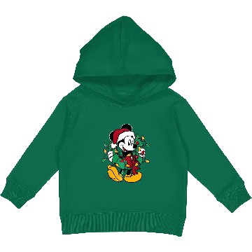 Discover Disney Mickey Mouse Lights Raglan Baseball Kids Pullover Hoodies Kids Pullover Hoodies