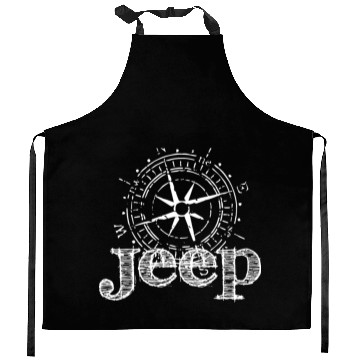 Discover compass north south west east jeep Kitchen Aprons
