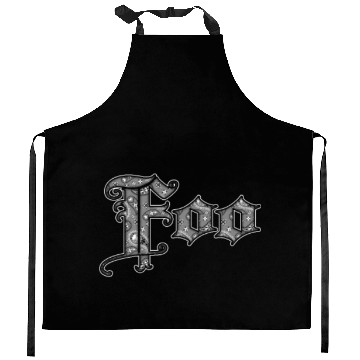 Discover FF Band Bandana Grey Kitchen Aprons