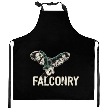 Discover Falconry Bird Falcon Hunting Falconer Kitchen Aprons
