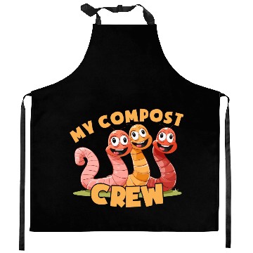 Discover My Compost Crew - Worm Farming Kitchen Aprons