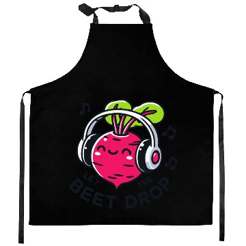 Discover Let The Beet Drop Music Pun Kitchen Aprons