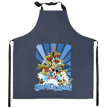 Discover Disney Mickey Splash Mountain 1998 Kitchen Aprons
