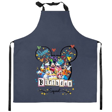 Discover Disney Birthday Squad Kitchen Aprons