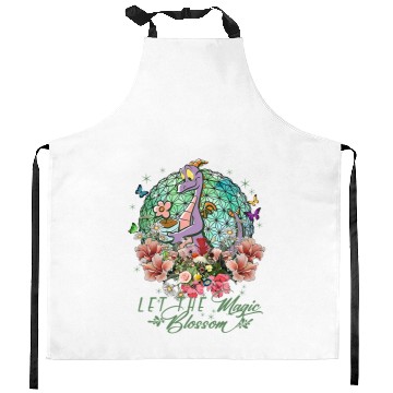 Discover Disney Epcot Figment Topiaries Kitchen Aprons
