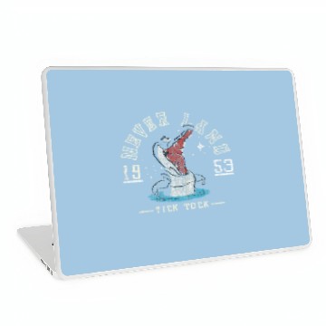Discover Disney Peter Pan Neverland Croc Collegiate Tick Tock 1953 Laptop Skins