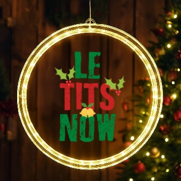 Discover Le Tits Now - LET IT SNOW FUNNY CHRISTMAS PARTY LED Christmas Window Lights