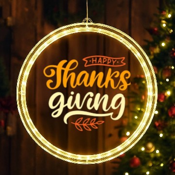 Discover Happy Thanksgiving Day in 2023 LED Christmas Window Lights