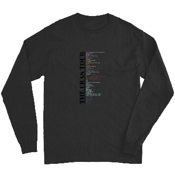 Discover eras tour UPDATED SETLIST Active Long Sleeves