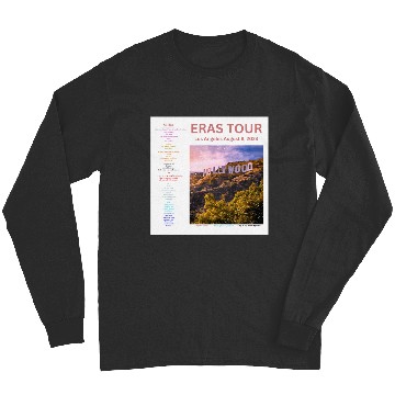 Discover Eras Tour Setlist - Los Angeles Night 5 Long Sleeves