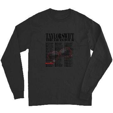 Discover TayTay A Lot Eras Tour Double Sided Long Sleeves