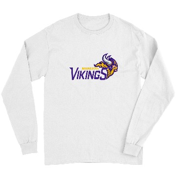 Discover Minnesota Vikingss Logo Long Sleeves