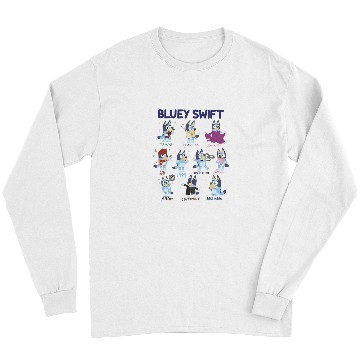 Discover The BlueyDad The Eras , BlueyDad Swift T Shirt, BlueyDad TS Tour T Shirt Long Sleeves