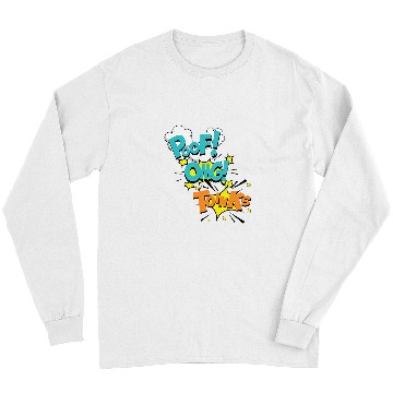 Discover Comic Book Effect POOF OMG TOINKS Long Sleeves